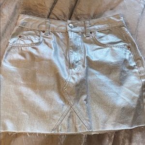 Top Shop Silver skirt